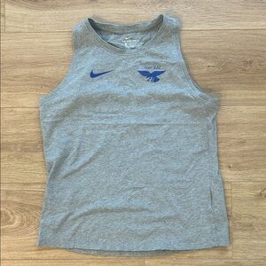 Nike TEAM USA Gray Tank Top with Blue Accents